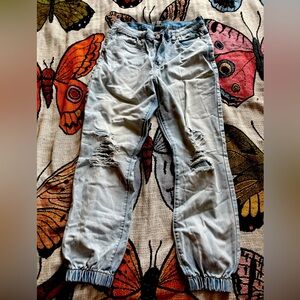 PAC Sun distressed joggers
